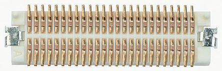 Hirose DF12 Series Straight Surface Mount PCB Socket, 10-Contact, 2-Row, 0.5mm Pitch, Solder Termination