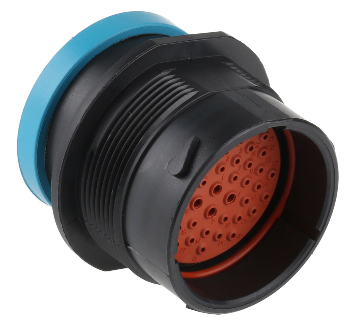 Deutsch Circular Connector, 47 Contacts, Panel, 1.59 mm Connector, Socket, Male, IP67, HD20 Series
