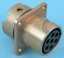 Souriau Sunbank by Eaton Circular Connector, 12 Contacts, Panel, Standard Connector, Socket, Female, IP65, 840 Series