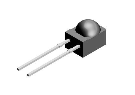 Vishay, BPV22F PIN Photodiode, Through Hole Leaded