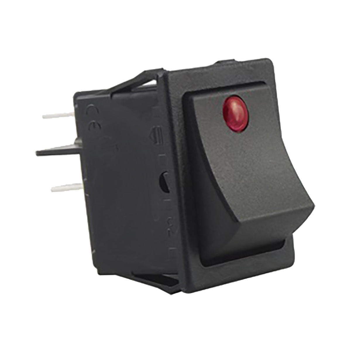 Molveno Illuminated DPST, On-Off Rocker Switch Panel Mount