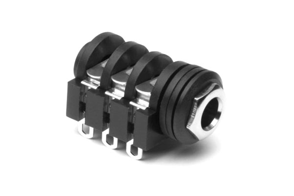 Amphenol Industrial Jack Plug 1/4 in Cable Mount Phone Jack Socket 10A