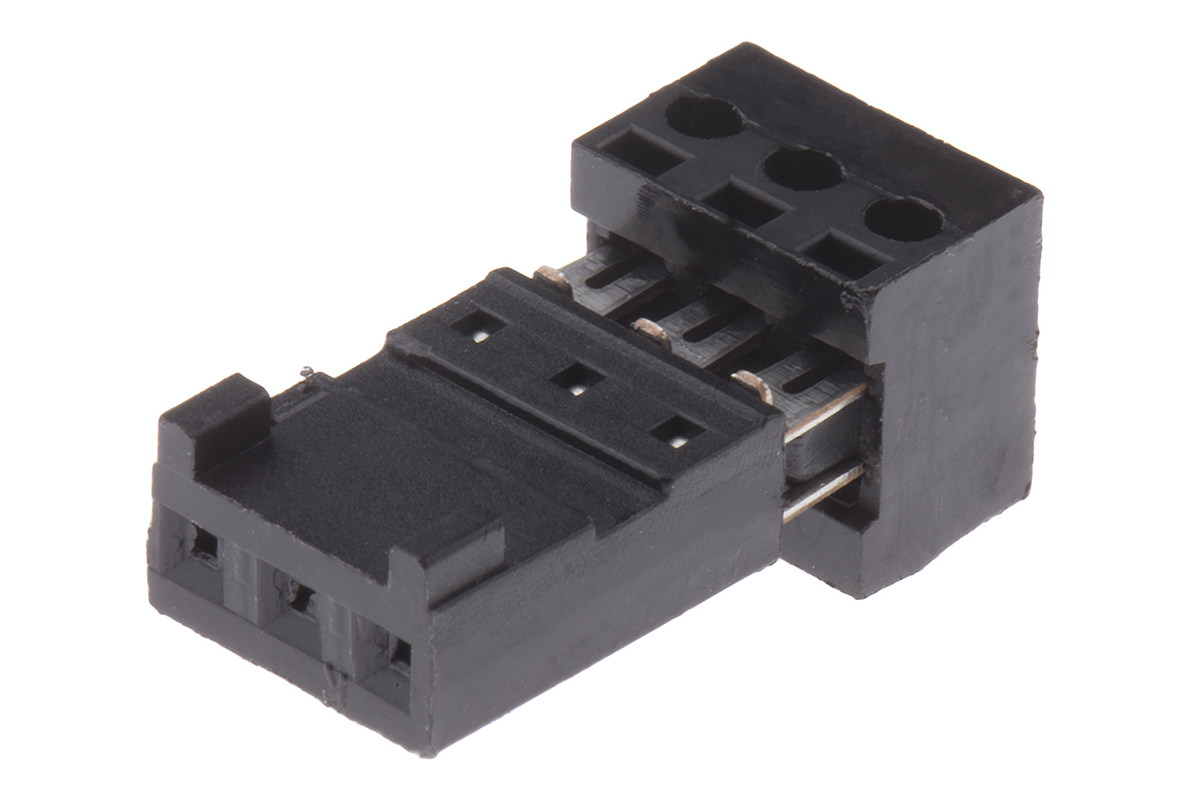 Wurth Elektronik 3-Way IDC Connector Socket for Cable Mount, 1-Row