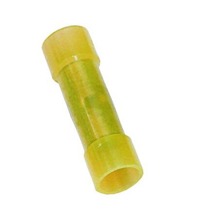 MECATRACTION Butt Splice Crimp Butt Splice Terminal, Insulated 2.6 → 6 mm²