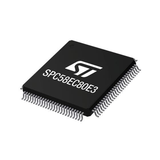 STMicroelectronics SPC58EC80E3QMC1X, 32 bit 32 Bit MCU, SPC58 Microcontroller, 180 MHz, 4MB FLASH, 100-Pin eTQFP