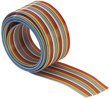 HARTING Flat Ribbon Cable, 10-Way, 1.27mm Pitch, 30m Length
