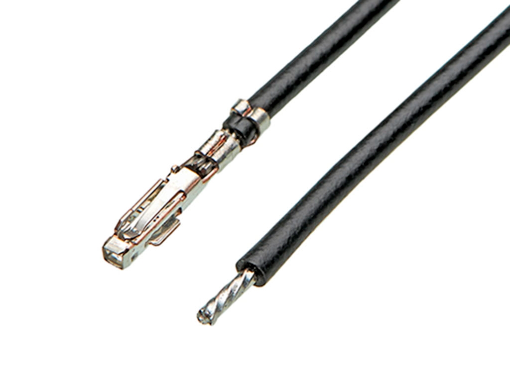 Molex Female iGrid to Pigtail Crimped Wire, 150, 26, Black