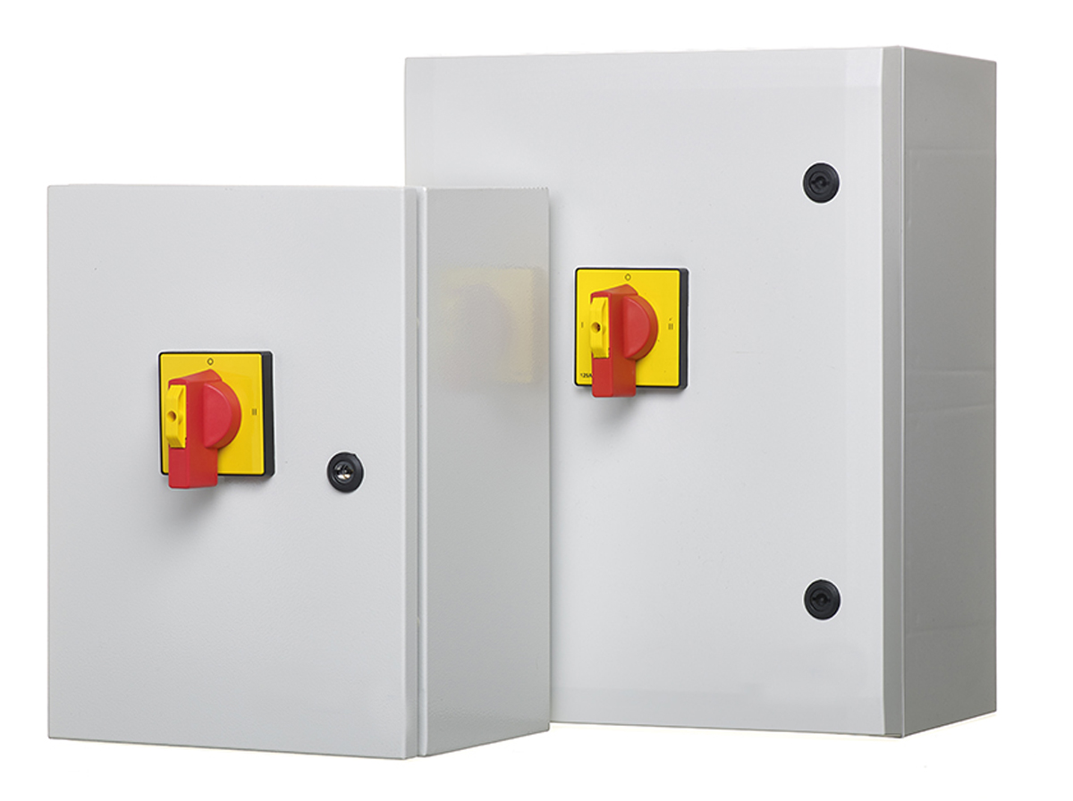 RS PRO 4P Pole Panel Mount Isolator Switch - 63A Maximum Current, IP65