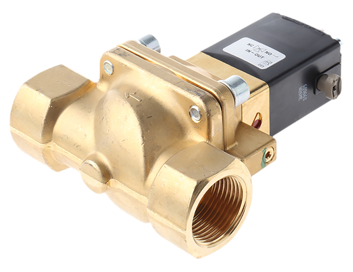 Burkert Solenoid Valve 134441, 2 Port, NC, 230 V ac