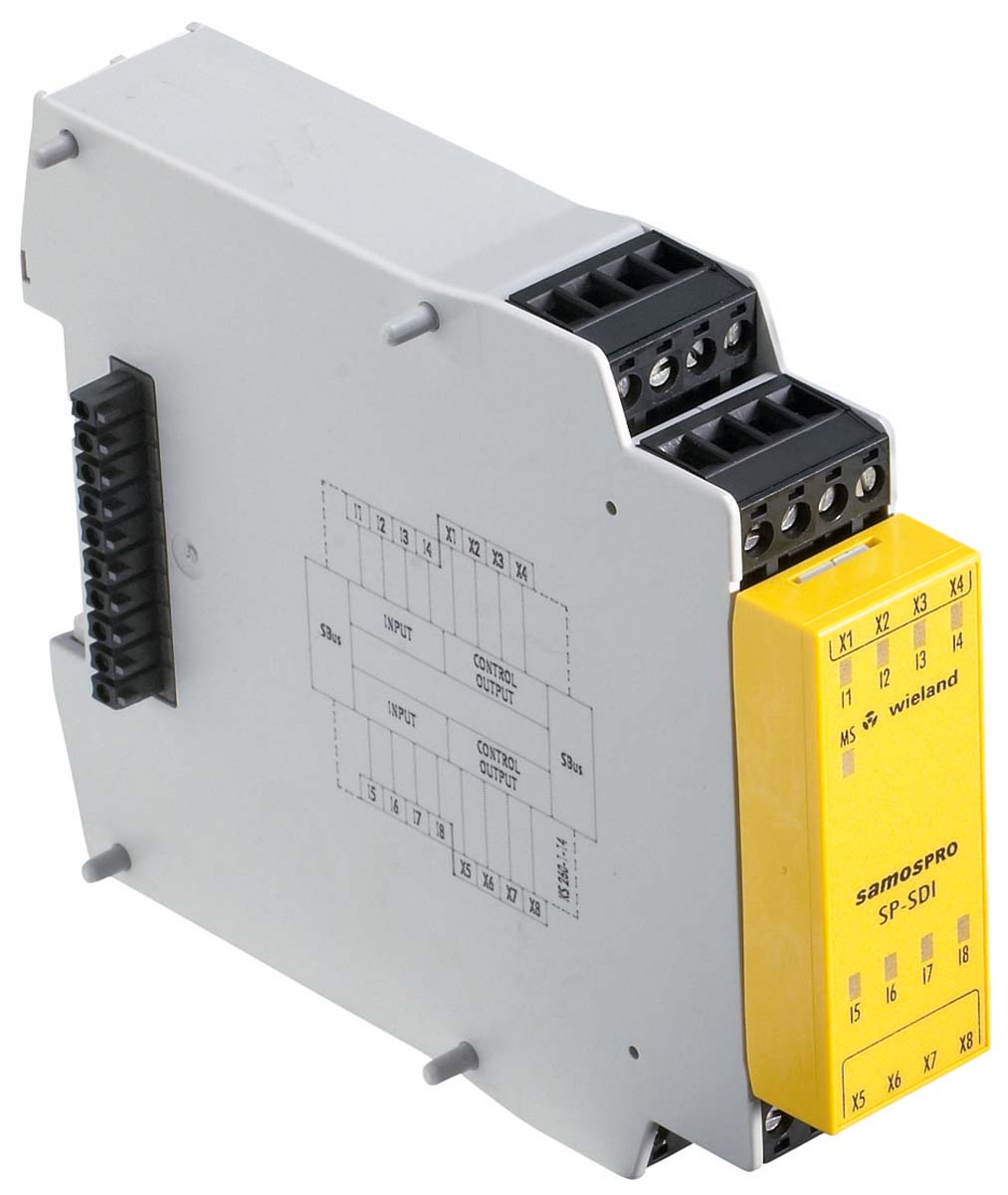 Wieland SP-SDI Series Input Module, 8 Inputs, 2 Outputs, 24 V dc