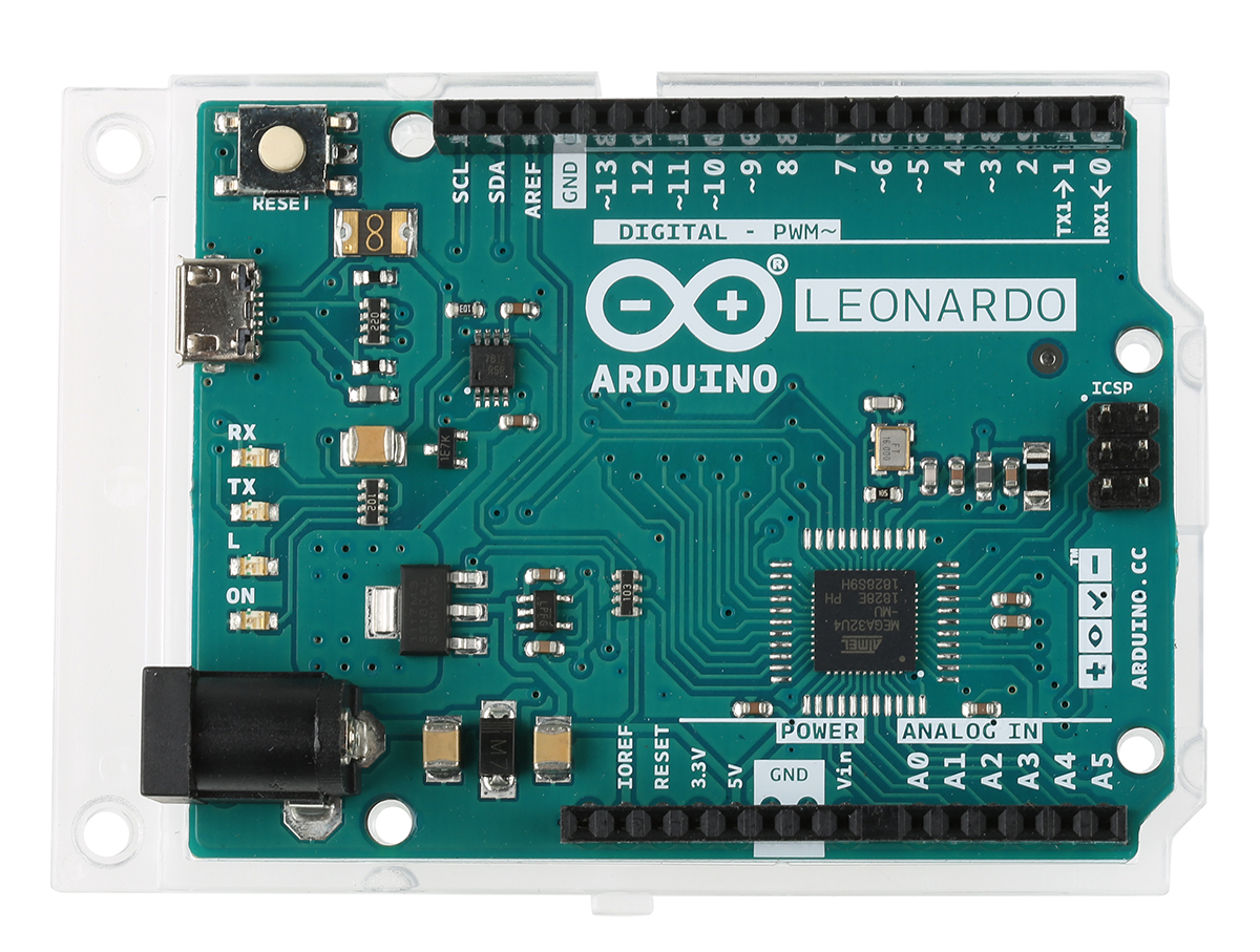 Arduino Leonardo with headers