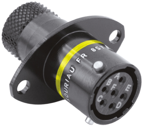Souriau Sunbank by Eaton Circular Connector, 6 Contacts, Panel, Standard Connector, Socket, Female, IP67, 8STA Series