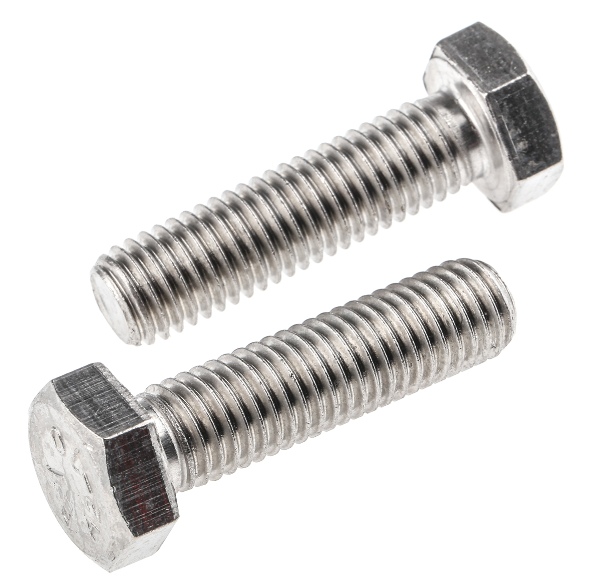 RS PRO Stainless Steel, Hex Bolt, M12 x 45mm
