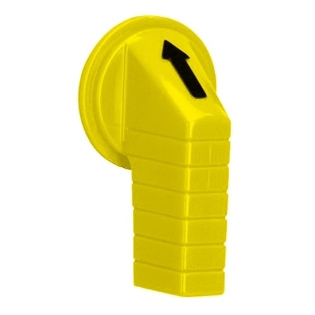 Schneider Electric Harmony 9001K Series Selector Switch Head, 30mm Cutout, Yellow Handle