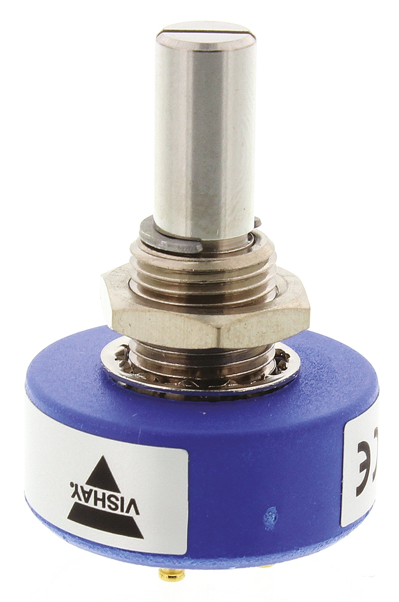 Vishay 357 2kΩ Rotary Potentiometer 1-Gang Panel Mount, 357B2202MAB251S22