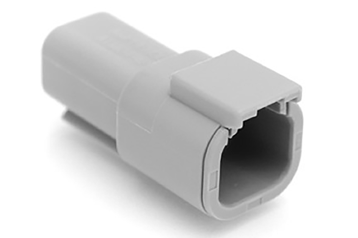 Amphenol Industrial, ATM Automotive Connector Socket Grey Cable Mount 4 Way, Crimp Termination ATM04-4P