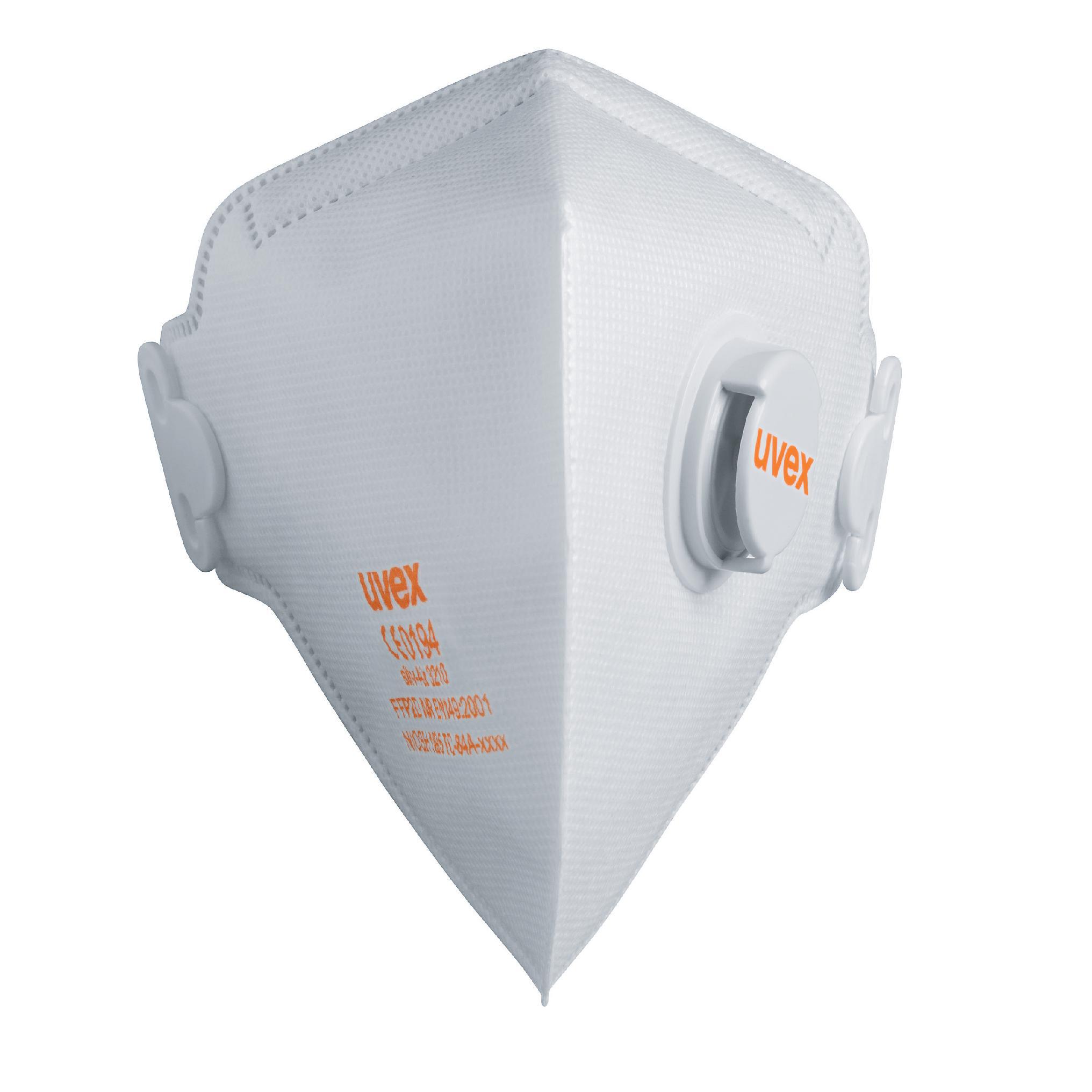uvex uvex silv-Air classic Series Disposable Face Mask for Aerosols, Nuisance Odour, General Purpose, Respiratory