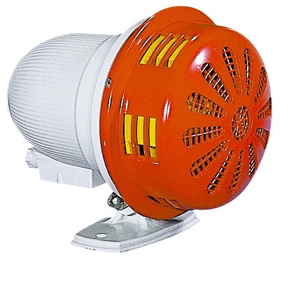 RS PRO Mounting Bracket Siren, 110 V ac, 114dB at 1 m, IP43, Single-Tone