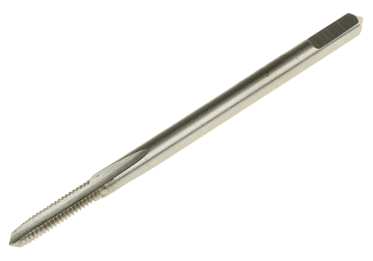 RS PRO Threading Tap HSS 1-Piece 0.45mm Pitch Metric Standard Hand Tap M2.5 Thread