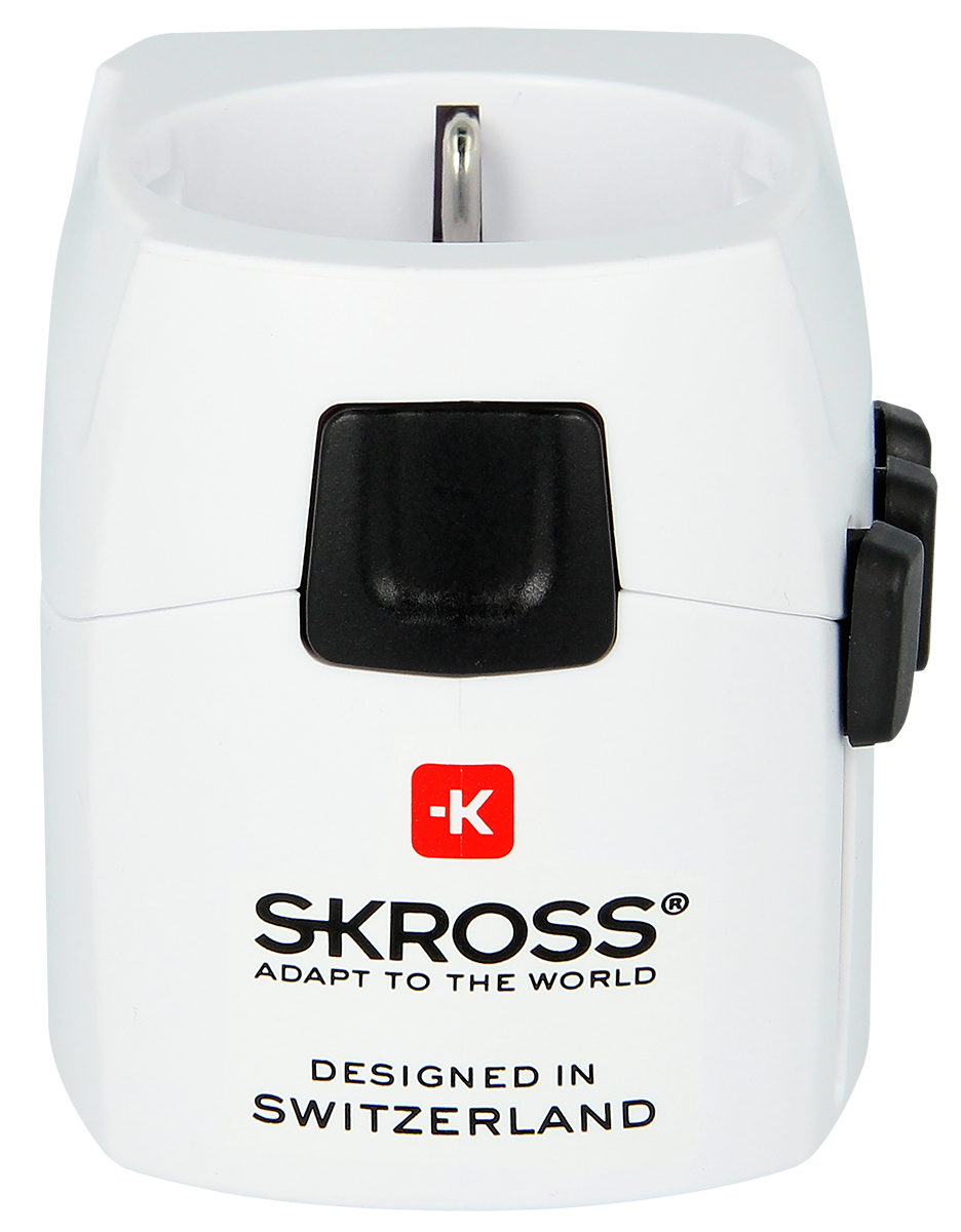 SKROSS Europe to Australia, China, UK, US Travel Adapter, Rated At 6.3A