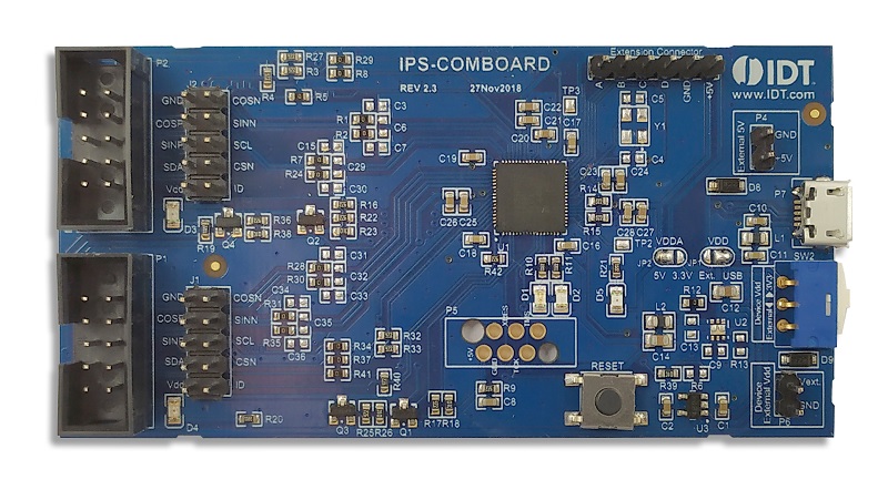Renesas Electronics Inductive Position Sensor Dev Kit Evaluation Kit for IPS2-COMBoard IDT IPS2200 IC