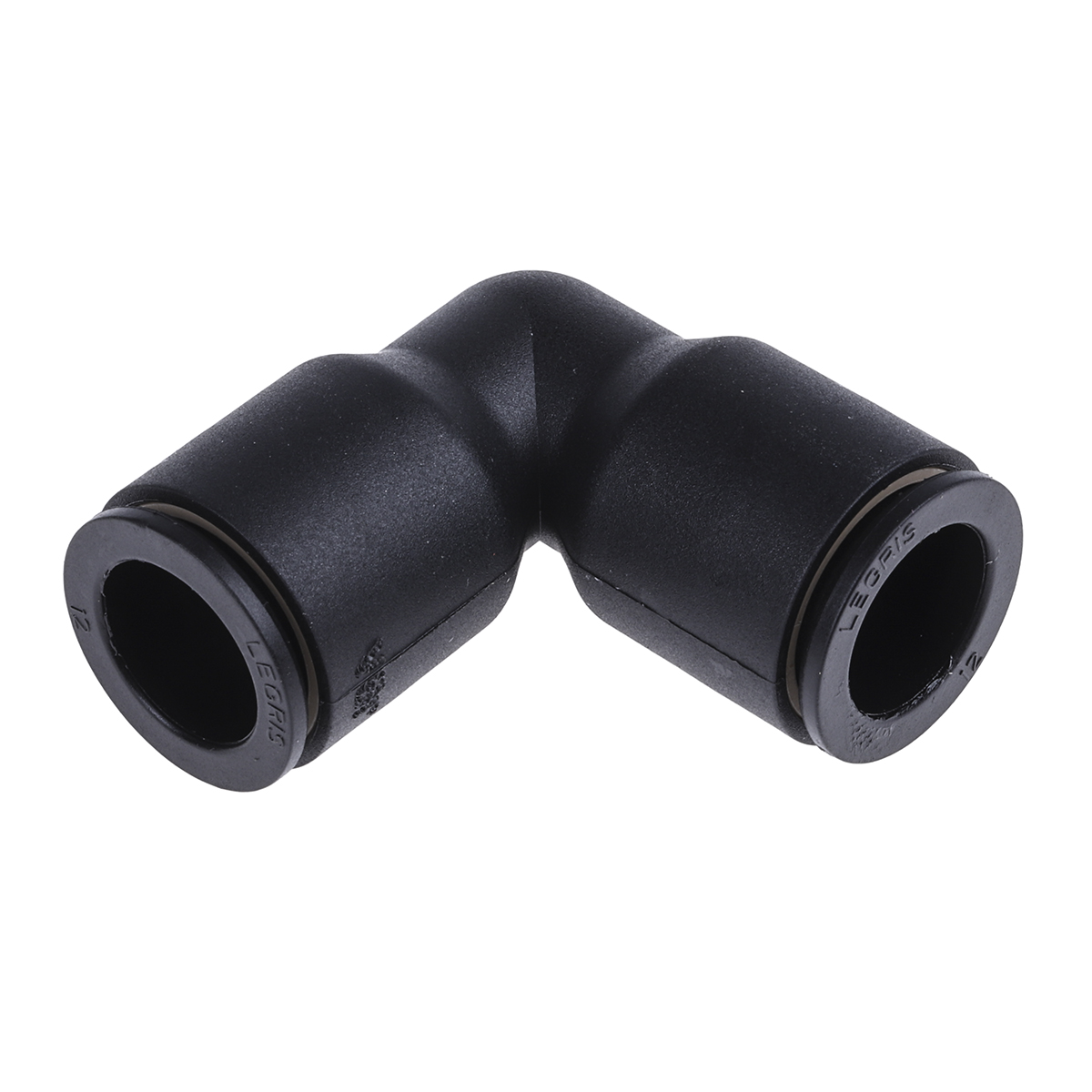 Legris LF3000 Series Elbow Tube-toTube Adaptor, Push In 12 mm to Push In 12 mm, Tube-to-Tube Connection Style
