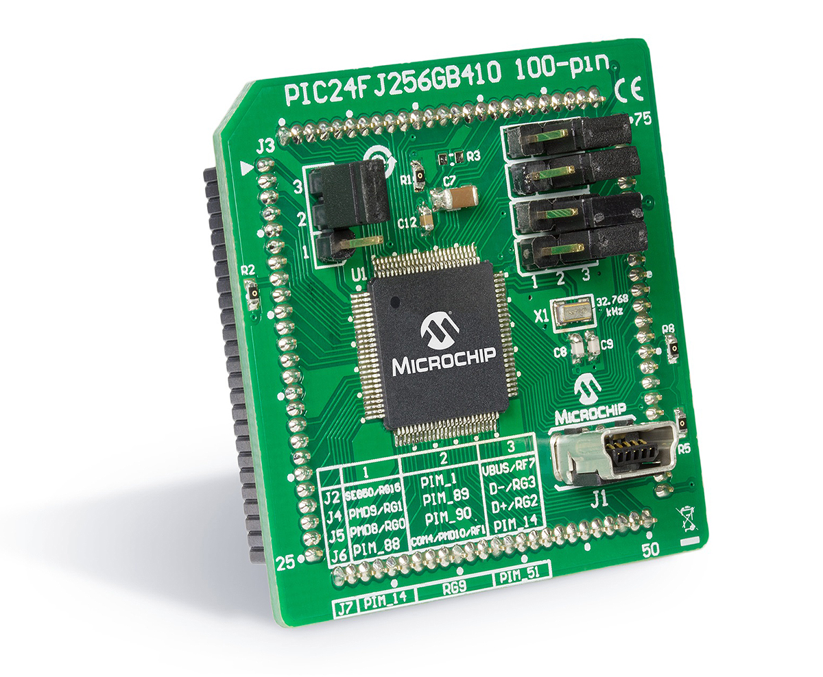 Microchip PIC24FJ256GB410 PIM MCU Module MA240038