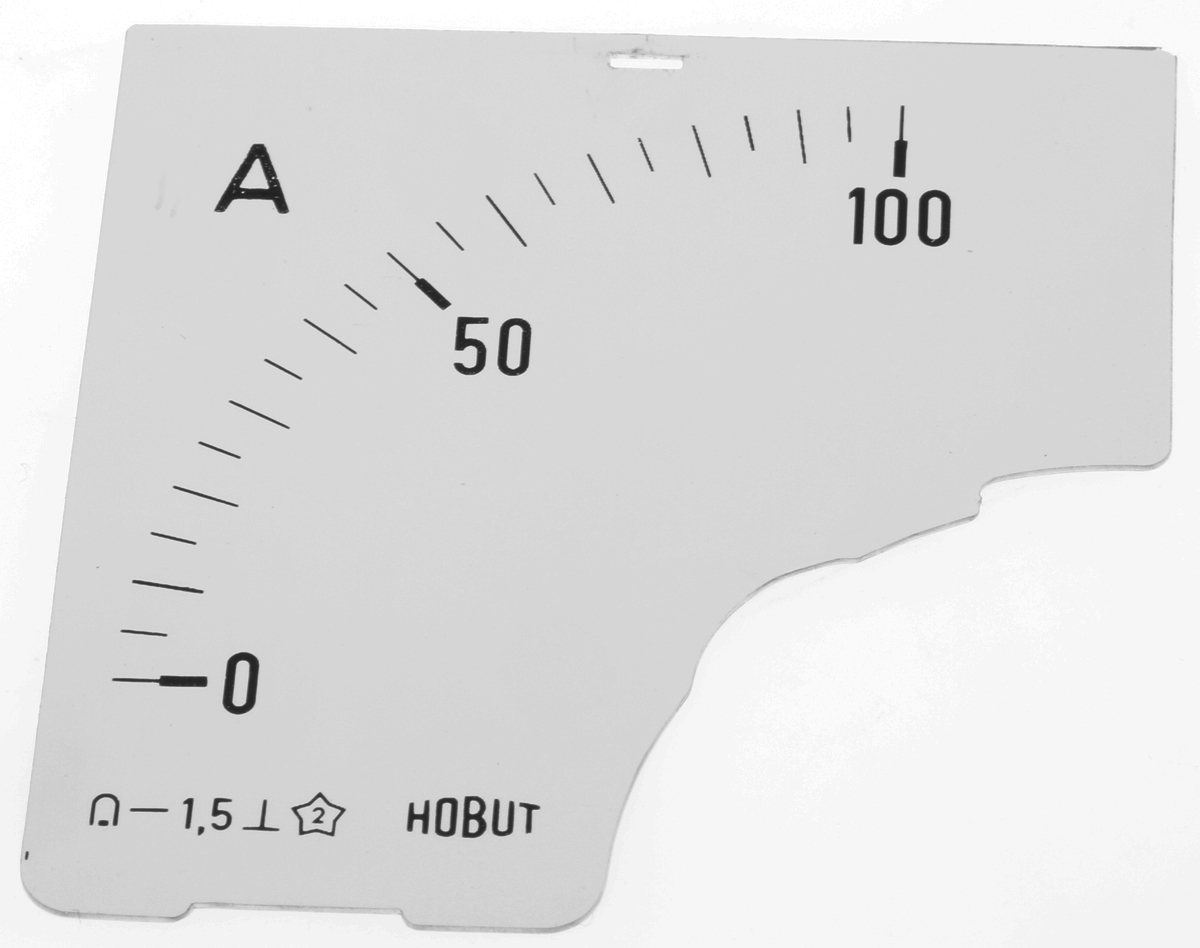 HOBUT 0/100A Meter Scale for Shunt 75mV