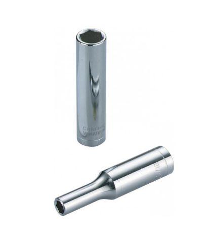SAM 1/4 in Drive 14mm Deep Socket, 6 point, 50 mm Overall Length