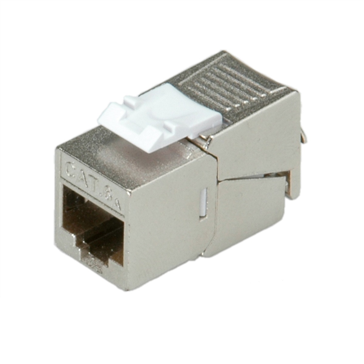 Roline RJ45 Keystone Jack Series Female RJ45 Connector, Keystone Mount, Cat6a 1 Port 1 -Way