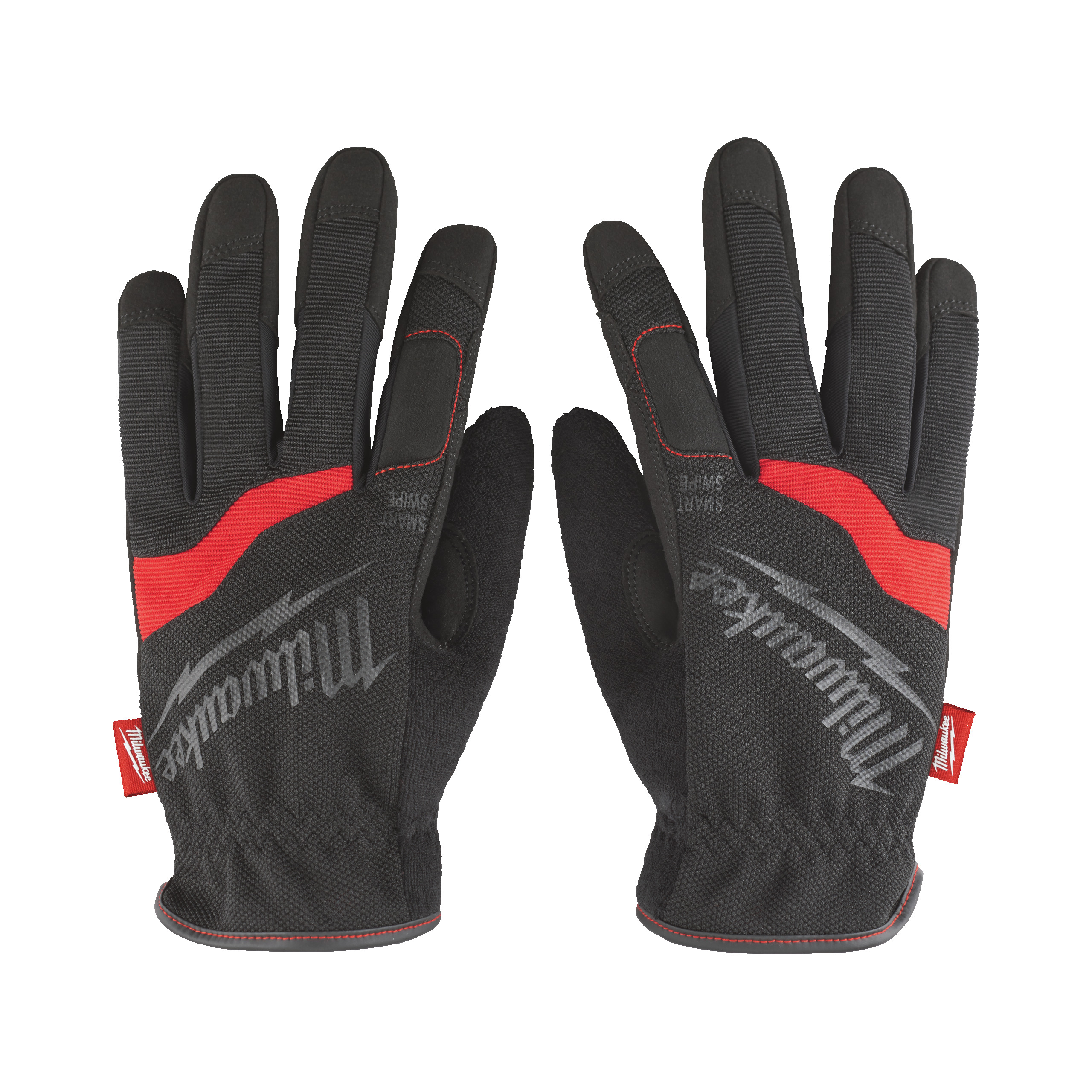 Milwaukee Free Flex Black Synthetic Leather Synthetic Leather Work Gloves