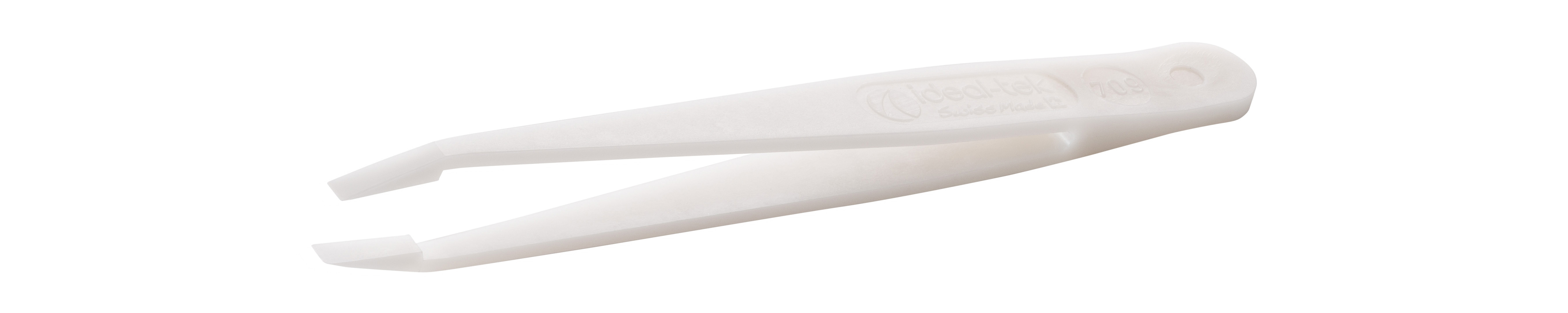 ideal-tek 115 mm, Delrin Plastic, Flat, Tweezers