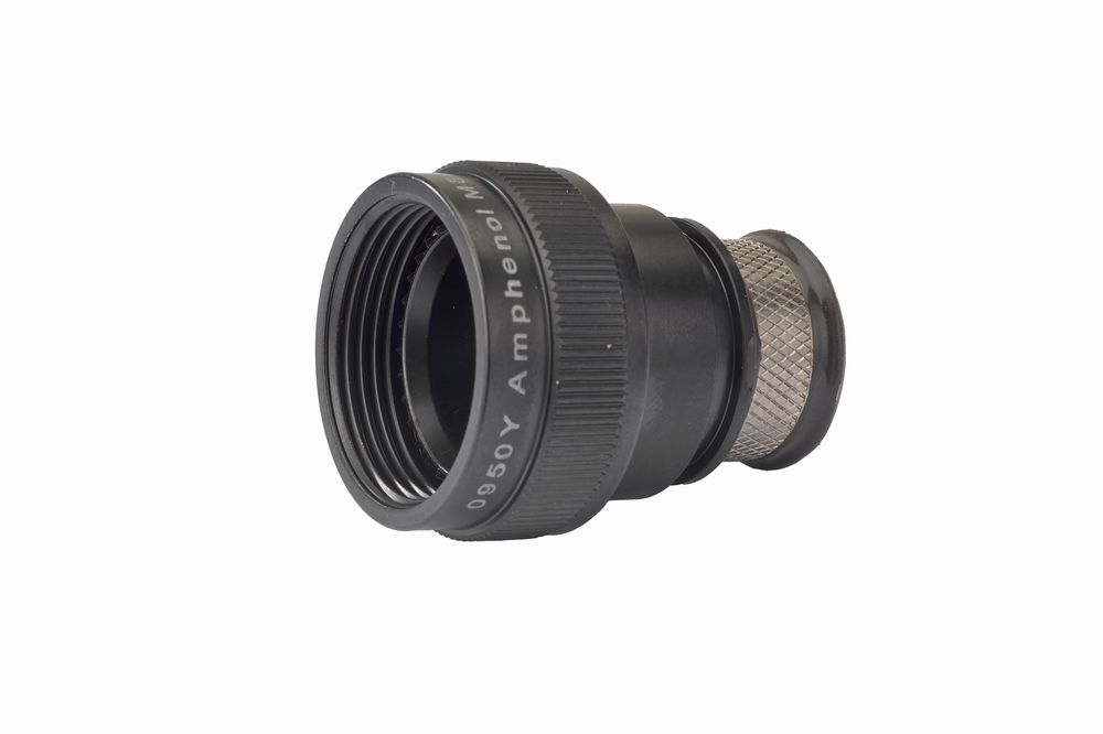 Amphenol Limited Dark Grey Band Lock Adapter, Shell Size 8 for use with 5015 (MS345X), 26482 Series II, 83723 Series III