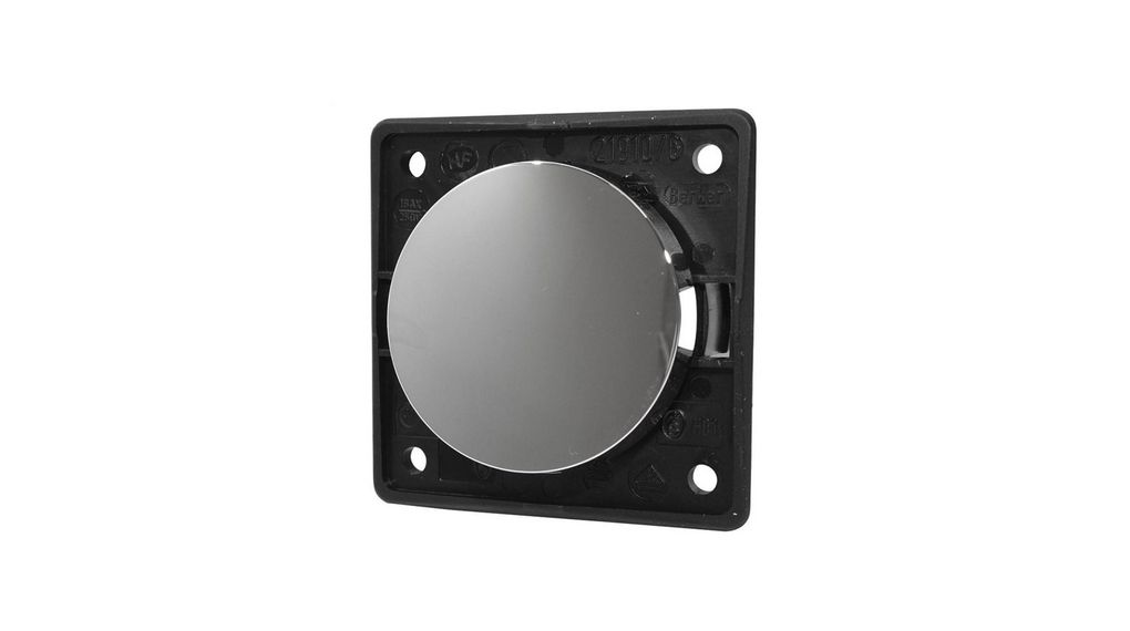 Berker Chrome Rocker Switch, 1 Gang, INTEGRO