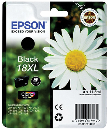 Epson 18XL Black Ink Cartridge