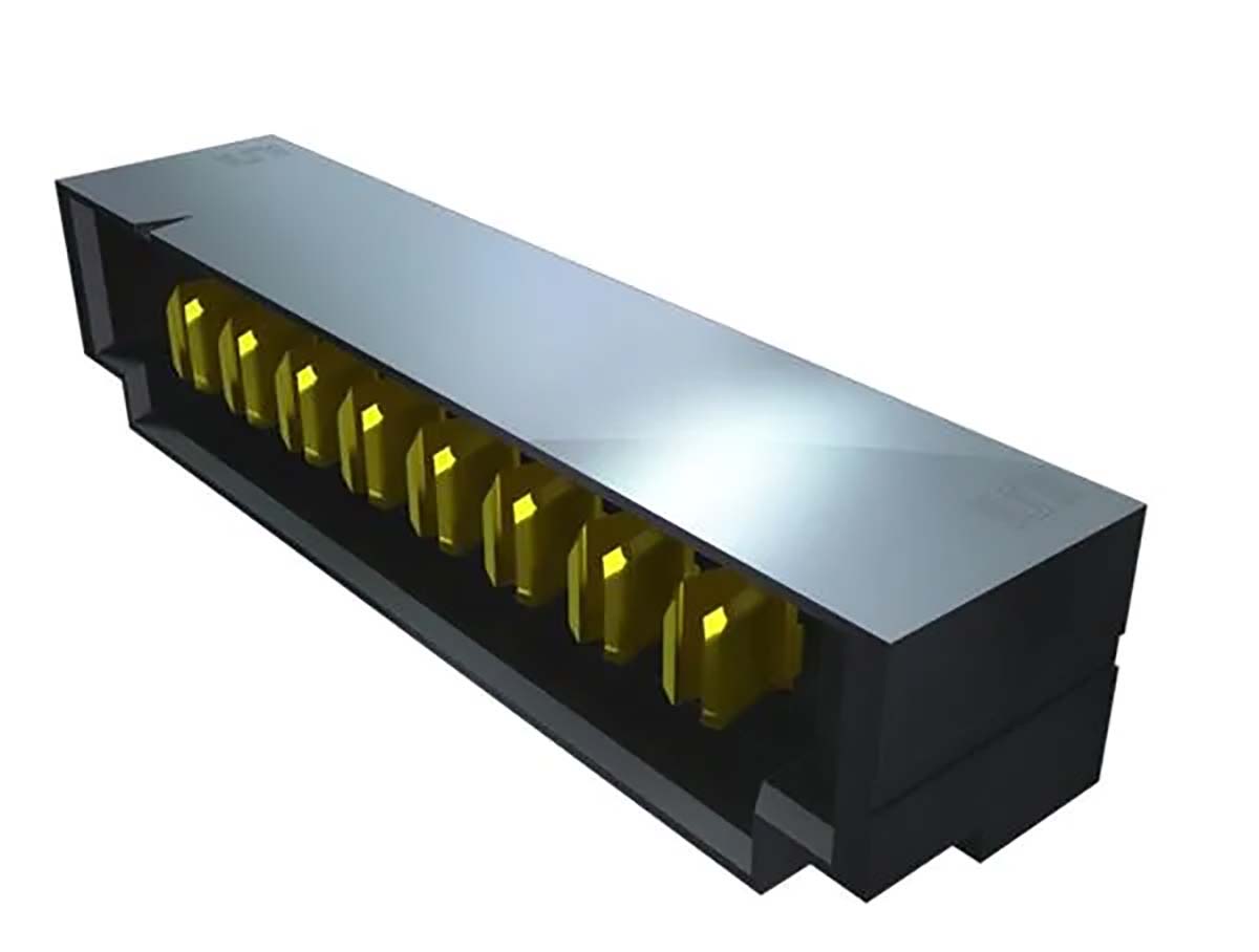 Samtec UPT Series Vertical PCB Socket, 8-Row, 3.81 Pitch, Solder Termination