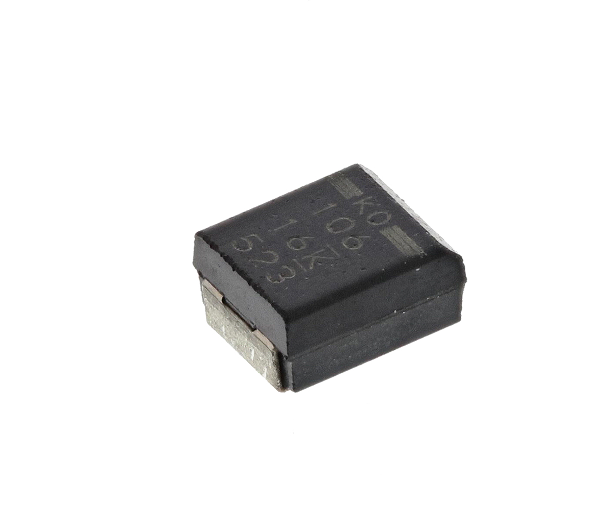 KEMET 10μF Surface Mount Polymer Capacitor, 16V dc