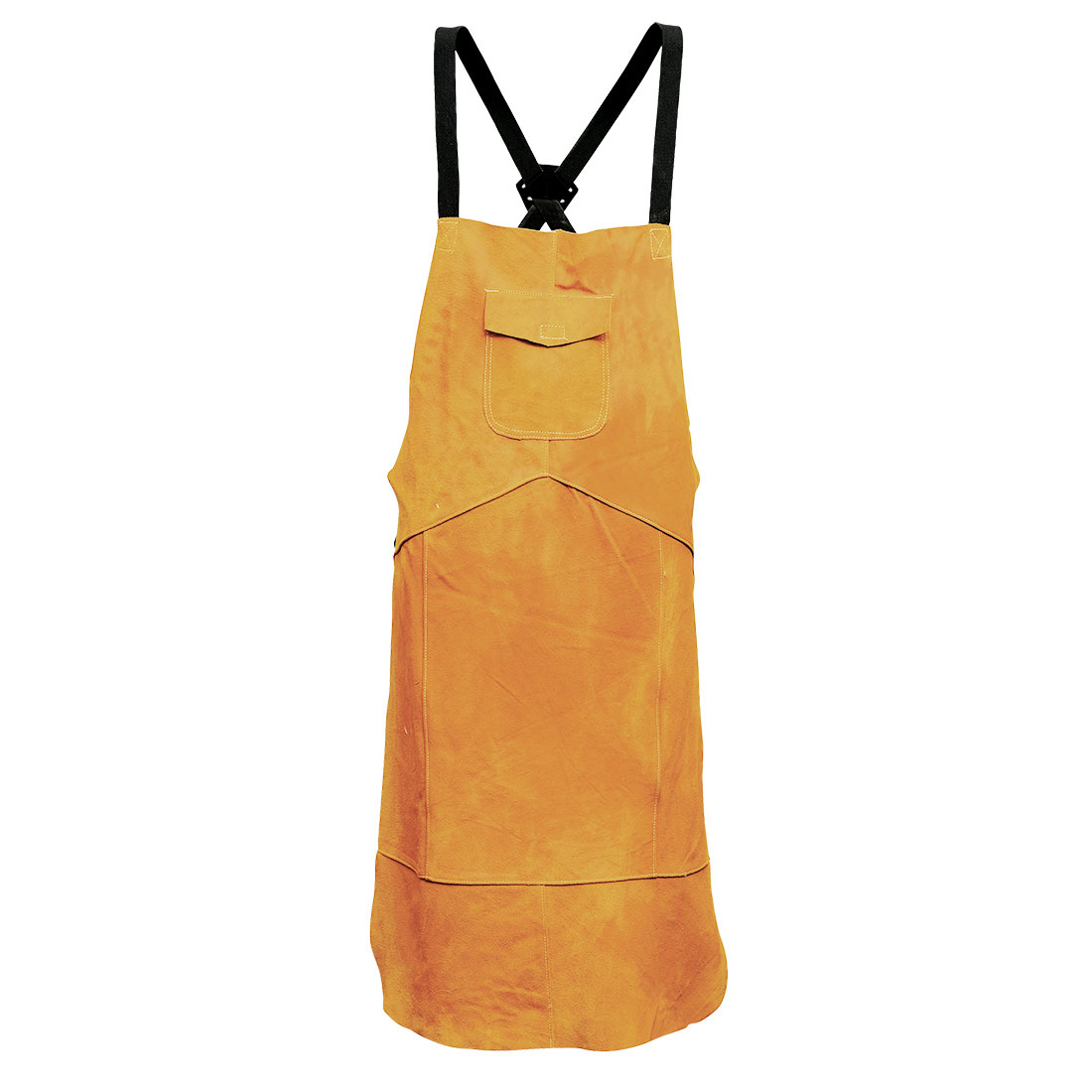 Portwest Tan Reusable Natural Cow Split Leather Apron, 450mm