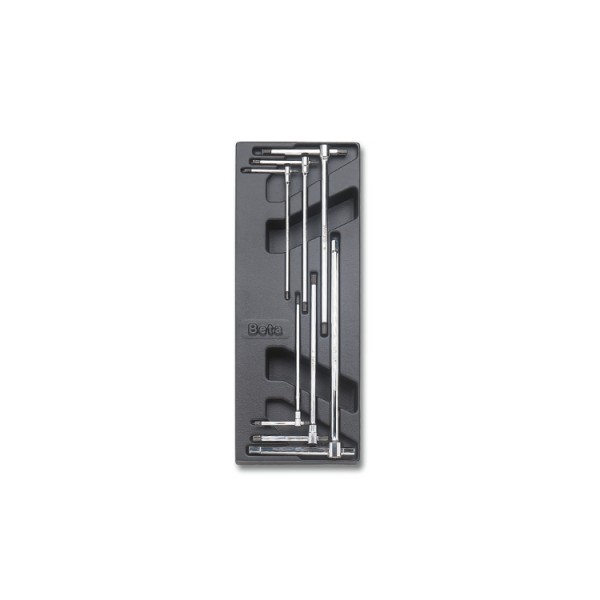 BETA 6 piece T Shape Metric Hex Key Set, 2.5 → 8mm