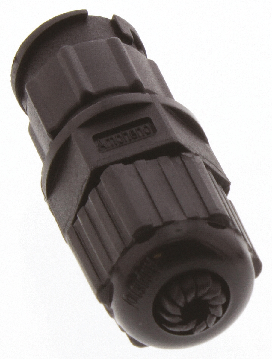 Amphenol Industrial Circular Connector, 2 Contacts, Cable, Standard Connector, Plug, Male, IP67, Ceres Series