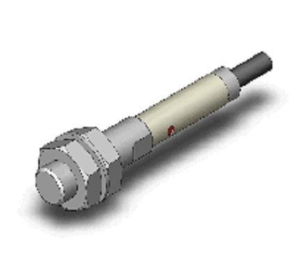 Omron Inductive Threaded Barrel Proximity Sensor, M8, 1.5 mm Detection, 2-Wire NO, 12 → 24 V dc