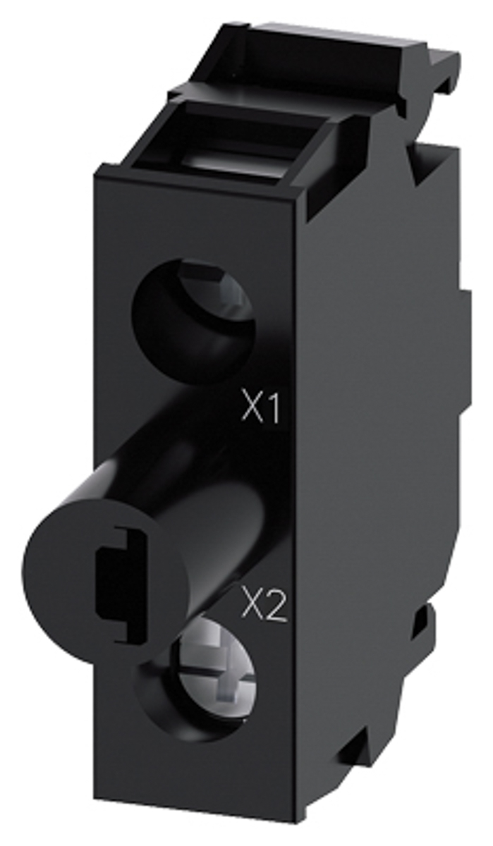 Siemens 3SU1401 Contact & Light Block LED Green 230 V ac Screw terminal