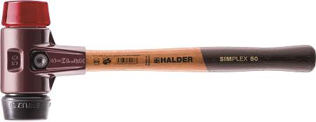 Halder Round Rubber Mallet 1.1kg With Replaceable Face