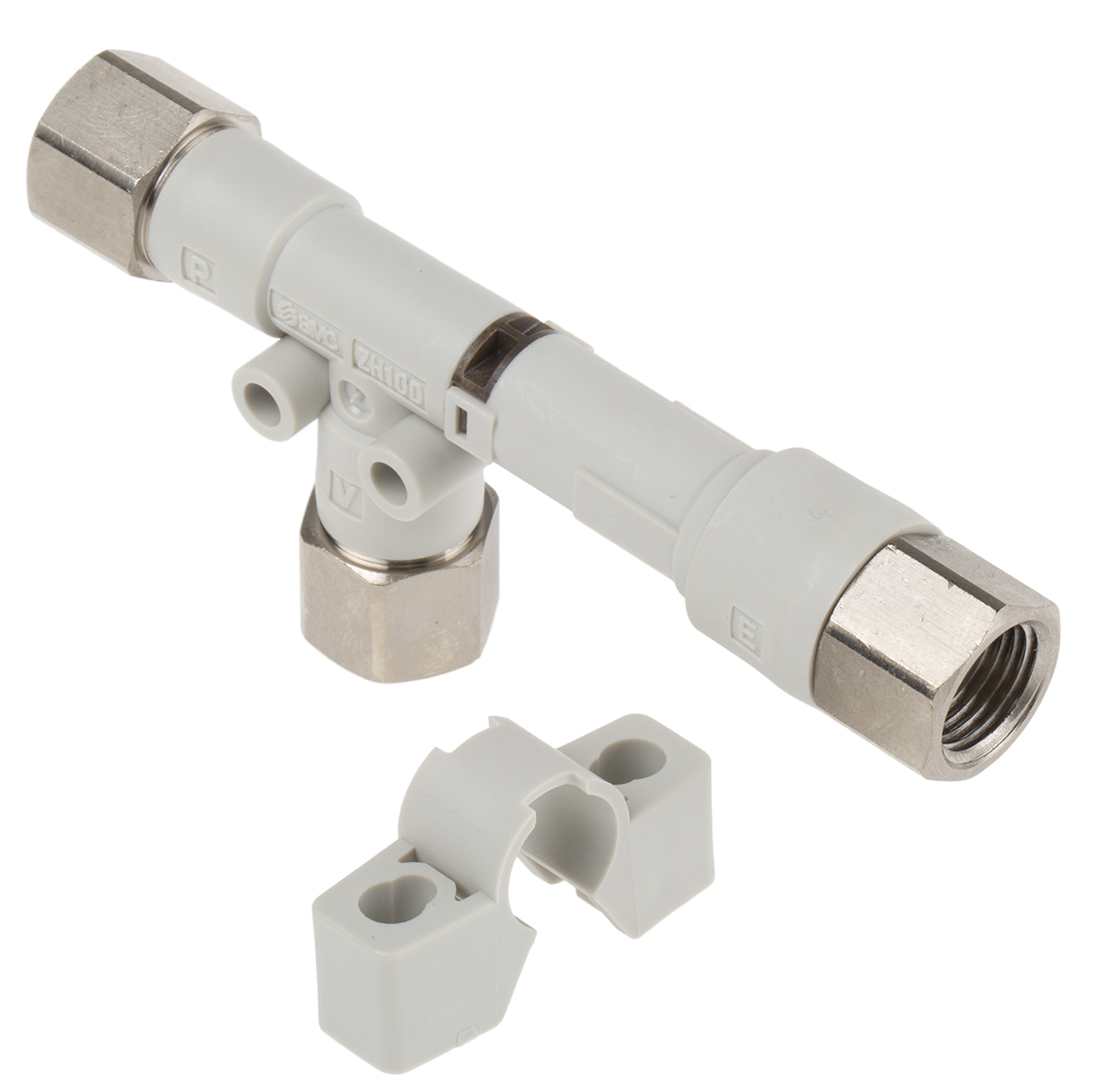 SMC Vacuum Generator, 1mm nozzle , -90kPa 26L/min, ZH series