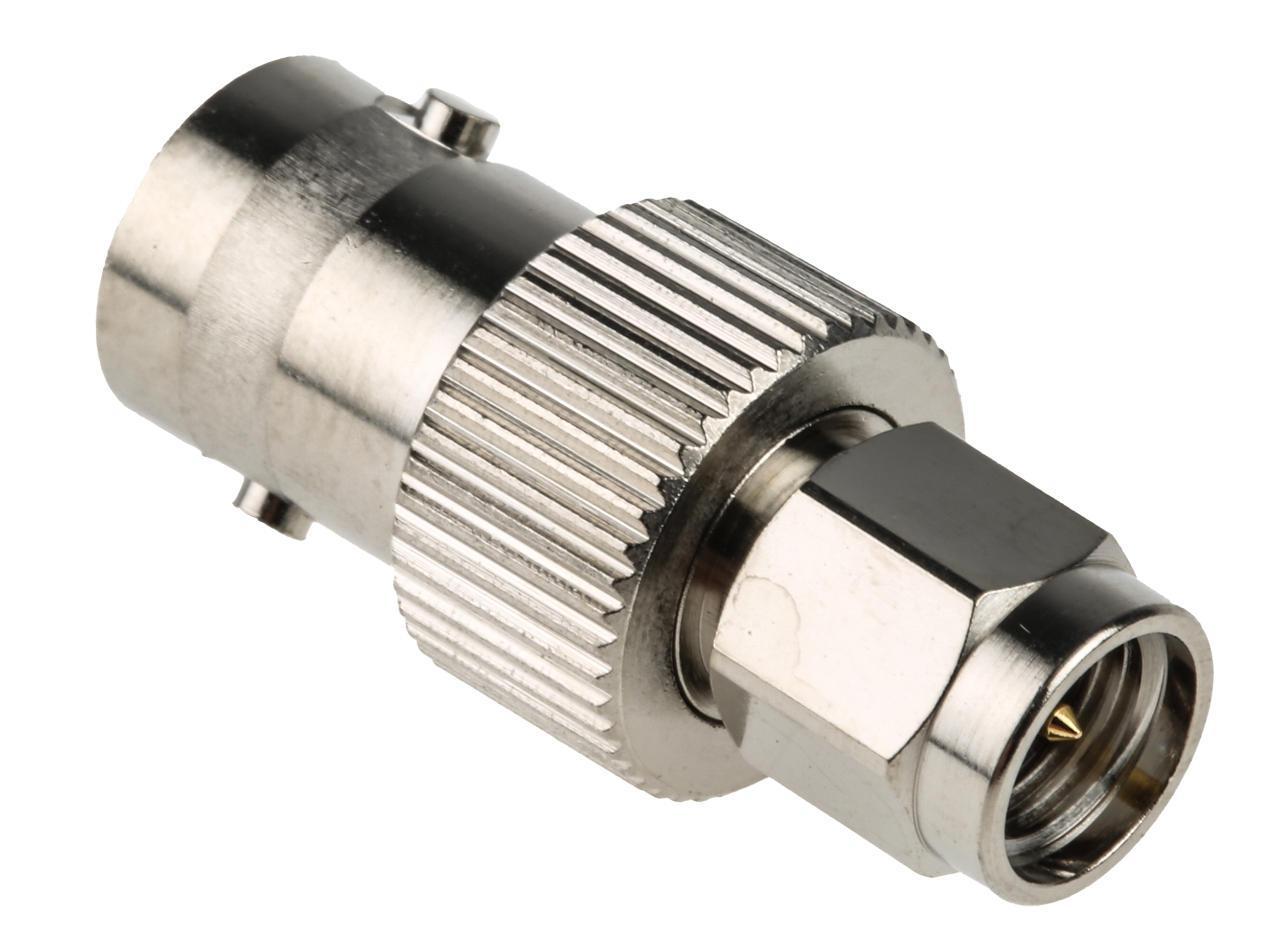 RS PRO Straight 50Ω RF Adapter SMA Plug to BNC Socket 4GHz