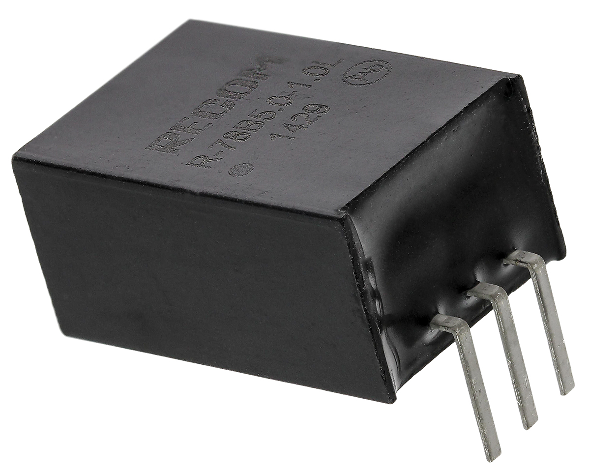 Recom Switching Regulator, Through Hole, 5V dc Output Voltage, 6.5 → 32V dc Input Voltage, 1A Output Current, 1