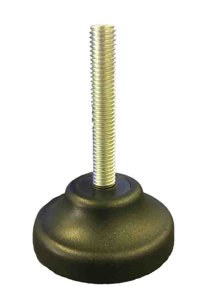 RS PRO M10 50mm Dia. Polyamide Adjustable Foot, 600kg Static Load Capacity