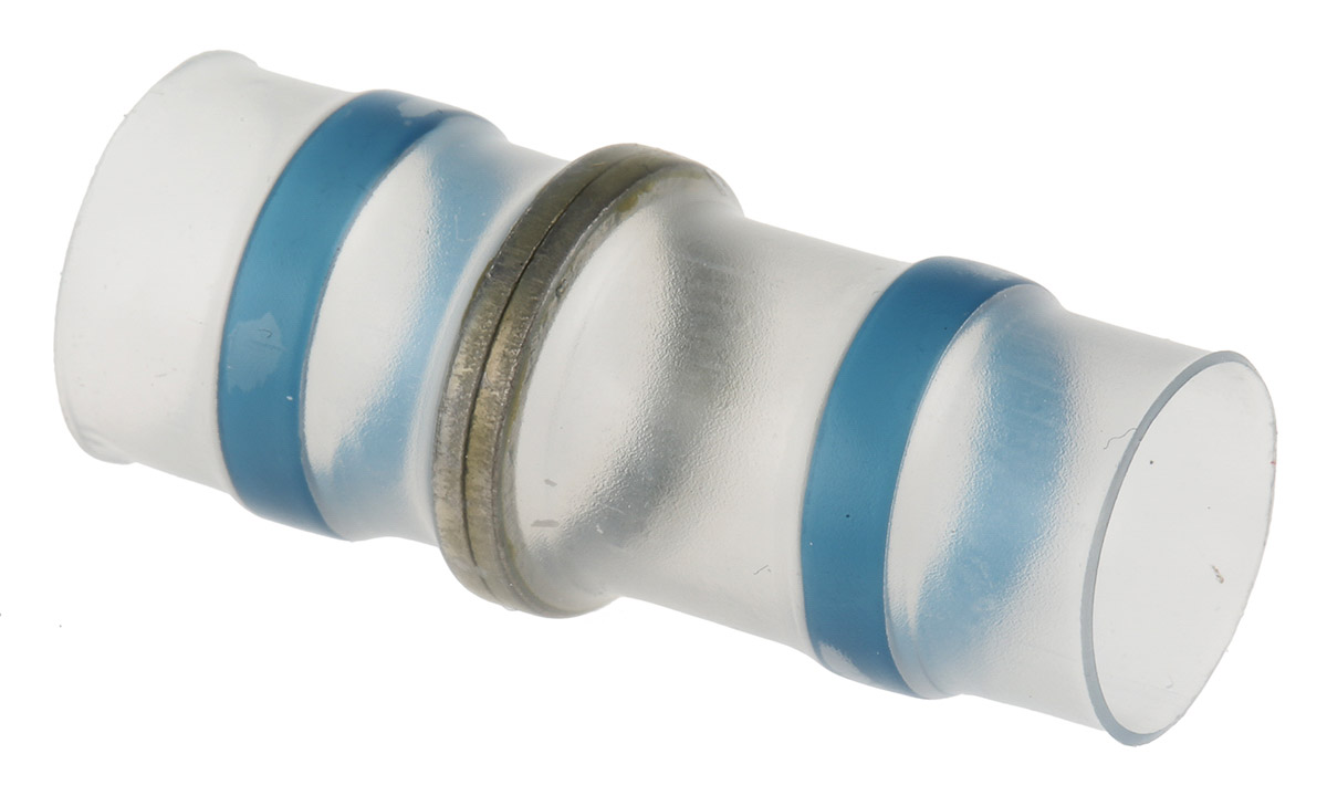TE Connectivity Transparent Polyolefin Solder Sleeve 35.5mm Length 4 → 11.5mm Cable Diameter