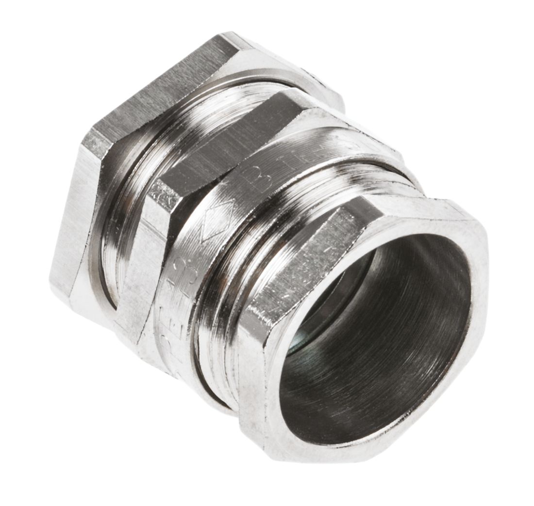 SIB PE Boulay Series Metallic Brass Cable Gland, PG13 Thread, 9.5mm min., 12mm max., IP65