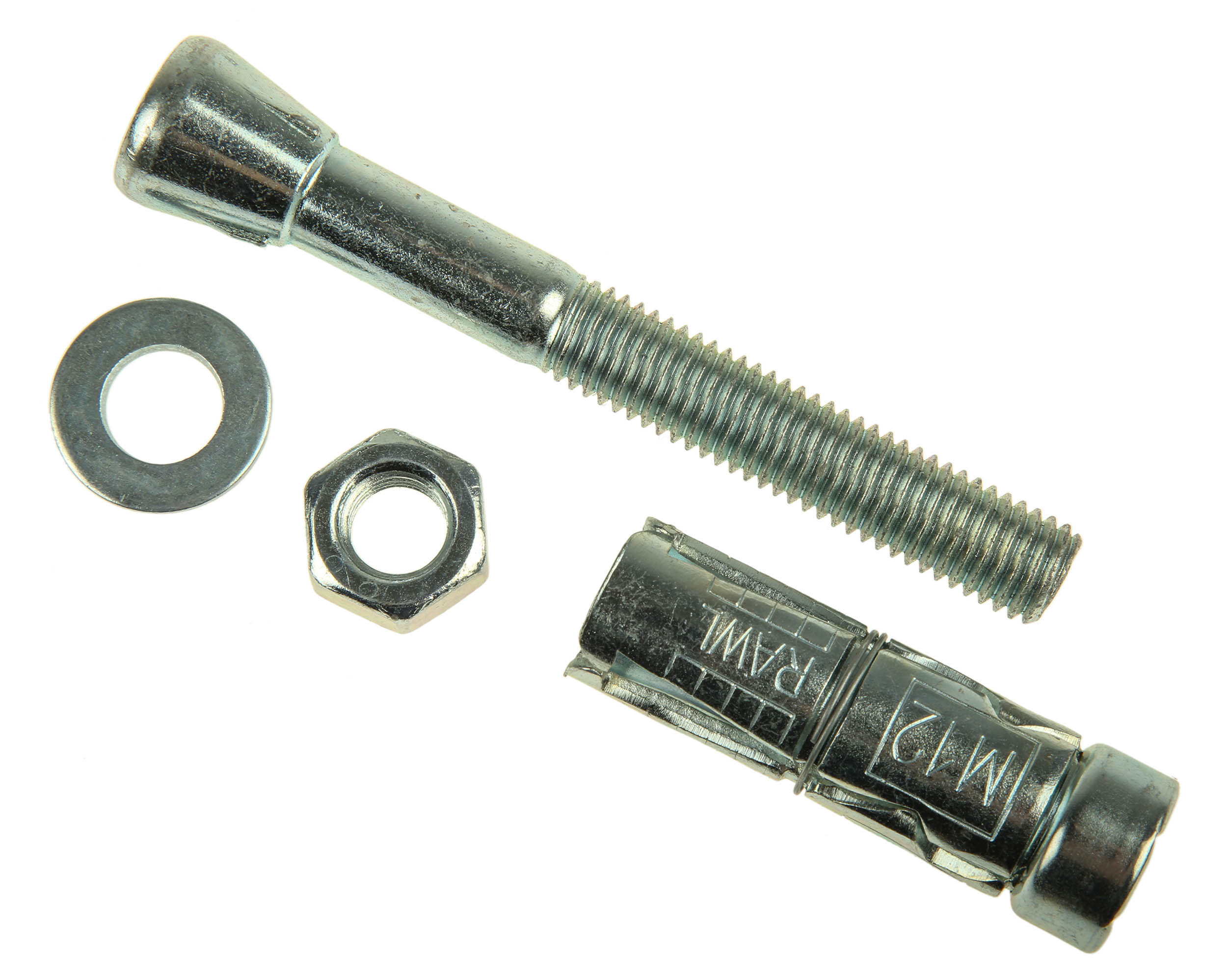 RawlPlug Steel Masonry Anchor M12 x 110mm, 20mm Fixing Hole